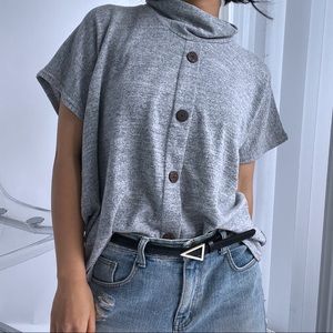 Mock neck sweatshirt